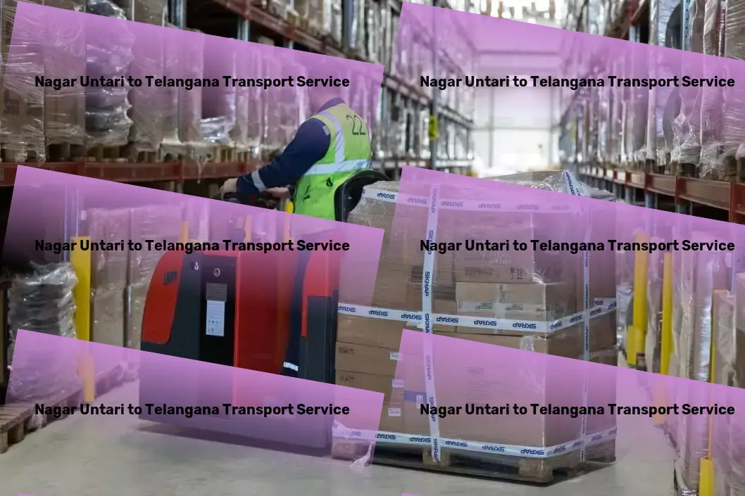 Nagar Untari to Telangana Courier And Parcel Step into the future of effortless transport within India! - Efficient freight forwarding