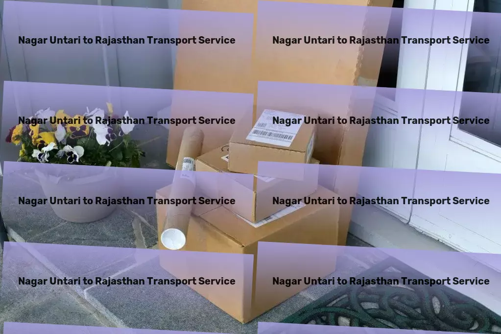 Nagar Untari to Rajasthan Courier And Parcel Professional package delivery