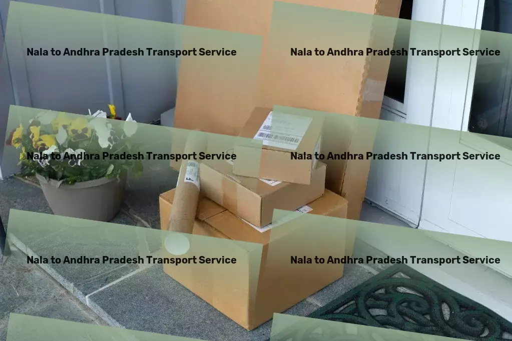 Nala to Andhra Pradesh Luggage Courier Unleashing potential, one delivery at a time, within India. - Import-export transportation