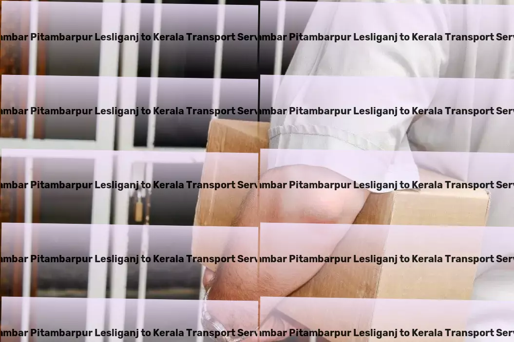 Nilambar Pitambarpur Lesliganj to Kerala Packers And Movers Heavy load logistics